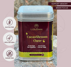 Cacao Mushroom Coffee -  8 Oz (15 Servings)